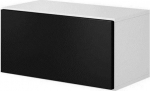 Cama MEBLE Cama full storage cabinet ROCO RO3 75/37/39 white/white/black