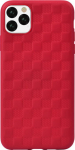 Devia Woven2 Pattern Design Soft Case iPhone 11 Pro Max red