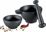 Zassenhaus Mortar Set 3pcs. Cast Iron
