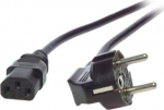 EFB Elektronik POWER CAB CEE 7/7 90-C13 180, BLACK 2M 3 X 0.75MM VDE