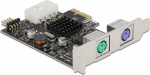 Delock USB-PS/2-Adapter - PCI Express x1 Low-Profile - USB 2.0 (intern)