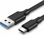 Cable USB Ugreen USB-A - USB-C 1 m Czarny (20882)