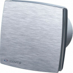 Vents Axial fan fi 100 14W 33dB timer + brushed aluminum hygrostat (100LDATHMET)