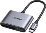UGREEN CM387 USB-C | SD/TF + USB | czarny