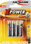 1x4 Ansmann Alkaline Micro AAA LR 03 X-Power