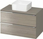 Cersanit S522-030 CABINET Z Blata VIRGO 80 GRAY HANDLE CHROME ZMONT // CER.VIRGO-BLAT-80-SZARA-UCH-CH