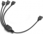EK Water Blocks EK-Loop D-RGB Splitterkabel, 3-fach - schwarz