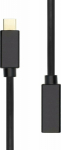 ProXtend USB-C Extension 5V 3A Black 1M