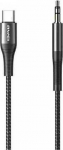 Kabel USB Awei USB-C - mini Jack 3.5 mm Czarny (6954284001045)