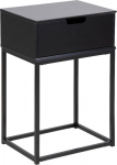 Bedside table MITRA black