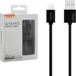 Kabel USB Somostel USB-A - Lightning 1.2 m Czarny (27231)