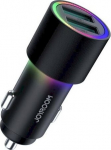 Joyroom JR-CL10 Car Charger U+U 24W LED Light / black