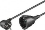 MicroConnect Schuko power extension M-F 3m, Type F CEE 7/7-Type F CEE 7/4