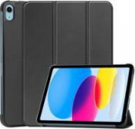 CoreParts Tri-fold Caster Hard Shell, Cover - Black For Apple Ipad