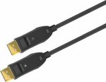 Wentronic Goobay Cable Fiber Optic Connector Cable DisplayPort 1.4 Hybrid, - The length of the cable 20 m