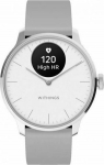 Withings Scanwatch Light -&auml;lykello, 37 mm, white / harmaa