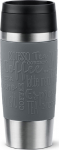 EMSA Travel Mug Classic , Grau, Edelstahl, Silicone, Edelstahl, polypropylene (PP), 36 ml, 8.3 cm, 200 mm