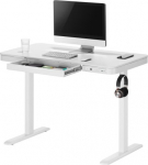 Adjustable Height Table Up Up Balder II White