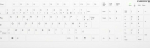 Contour Design Contour ACTIVE KEY Flat Profile Hygiene Desktop Keyboard Sea