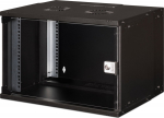 Digitus Wall-mounted network cabinet 19" 7U, SOHO PRO 370 x 540 x 400 mm, bearing capacity 60kg, door glass, not folded, Czarna