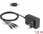 Delock External Power Supply DC 3.5 x 1.35 mm, DC 5.5 x 2.1 mm, DC 5.5 x 2.5 mm 12.0 V / 3.0 A / 36.0 W