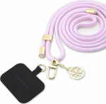 Guess Guess GUOUCNMG4EU Universal CBDY Cord Lilac Belt/lila Nylon 4G Metal Charm