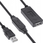 InLine USB 2.0 Active extension - USB-A Stecker/Buchse - 25m