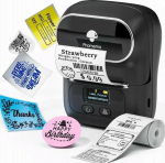 Phomemo Label Printer Phomemo Bluetooth Thermal Printer Self-Adhesive Labels Stickers M110 / Czarny
