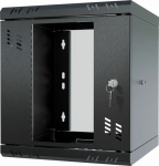 Stalflex Rack Cabinet 10" 6U 300mm Glass Door Black