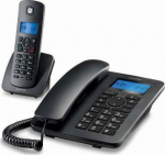 Motorola Landline Phone Landline Phone Motorola C4201 Combo DECT (2 pcs) Czarny