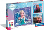 Clementoni Puzzle SuperColor Frozen 3x48 element&oacute;w (25021)