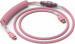 Glorious Gaming Kabel USB Glorious USB-A - USB-C 1.36 m Pink (GLO-CBL-COIL-PP)