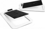 ?KAU KANTO AUDIO DESKTOP SPEAKER STANDS FOR MIDSIZE SPEAKERS - WHITE (PAIR)