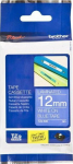Brother TZE135 Tape Vit Text, Transparent bottom, 12mm