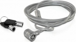 Notebook Lock Navilock 2x Schl&uuml;ssel 1.80m silber