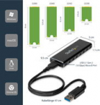 StarTech.com USB 3.0 TO M.2 SSD ENCLOSURE,