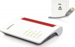 FRITZ! AVM FRITZ!Box 7530 - Wireless Router - DSL-Modem 4-Port switch - 1GbE - Wi-Fi 5 - Dual-Band - VoIP-phone adapter (DECT)