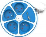 ROTRONIC-SECOMP Roline - Steckdosenleiste - Wechselstrom 250 V - 3600 Watt - Eingabe, Eingang power CEE 7/7 - output terminals: 4 (CEE 7/5, USB, 24 pin USB-C)