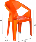 Chair MUZE orange