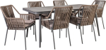 Garden furniture set ANDROS table and 6 chairs
