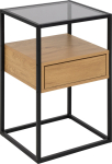 Nightstand RANDOLF 40x35xH60cm, brown