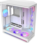 NZXT H9 Flow RGB+ 2025 Tower ATX No power supply White