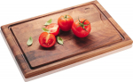 Gefu ENNO Cutting Board medium with juice groove, walnut wood
