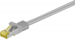 Wentronic RJ45 Patch Cord CAT 6A S/FTP (PiMF), 500 MHz, with CAT 7 Raw Cable, grey
