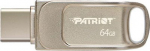 PAT Patriot Memory Tab T560 64GB USB flash drive Dual USB 120MB/s (PS64GT560DS5D) Silver