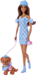 MATTEL Barbie Twinning Looks Fashion doll and pet