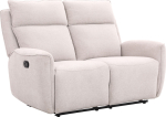 Recliner sofa MAREN 2-seater with manual mechanism, beige