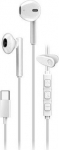 Genius Computer Technology Genius Headphones GENIUS Headphones HS-M366 microphone USB-C white