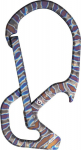 CIVIVI carabiner Civivi Click Flamed Titanium CA-01B