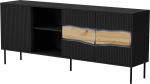 Cama MEBLE Cama INSERTO 3D1W chest of drawers 190x40x80 black + LED